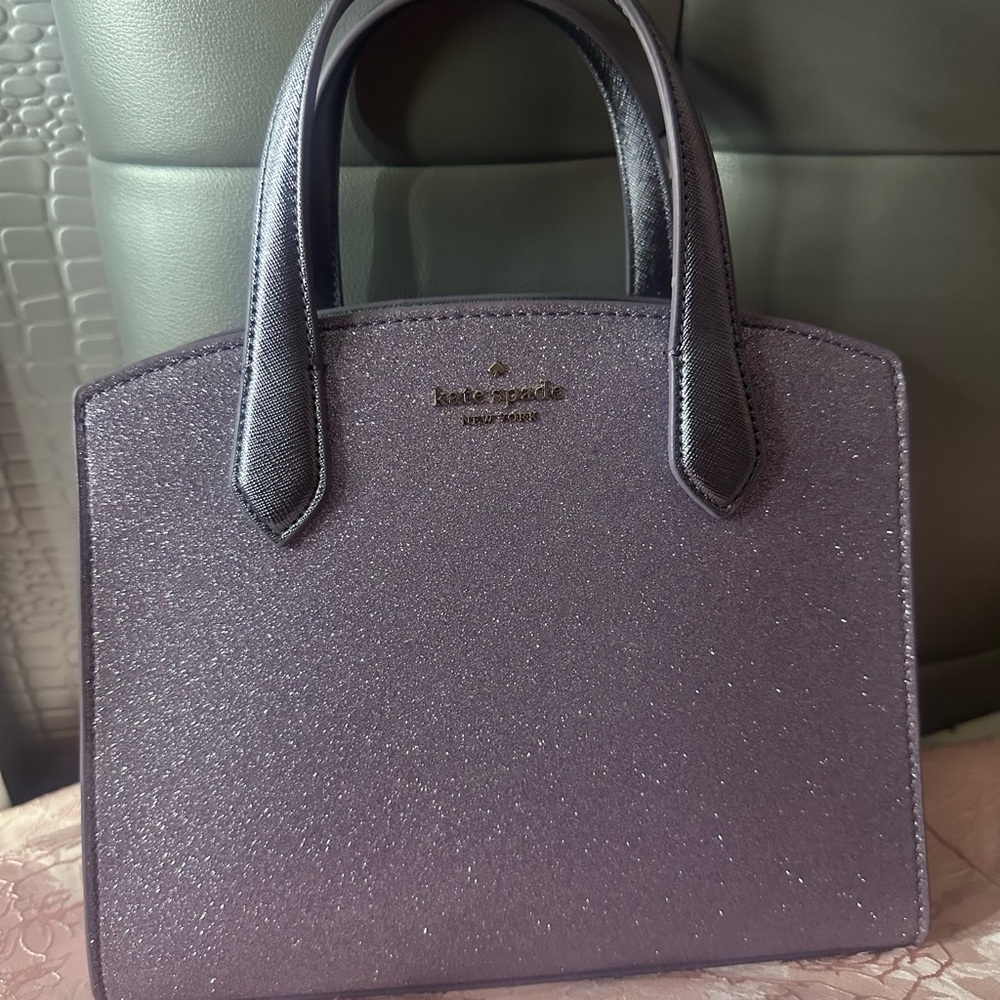Kate Spade Purple Glitter Handbag